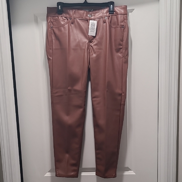 Torrid Perfect Skinny Faux Leather High-Rise Pants And Top 2 Piece Set - Picture 3 of 9